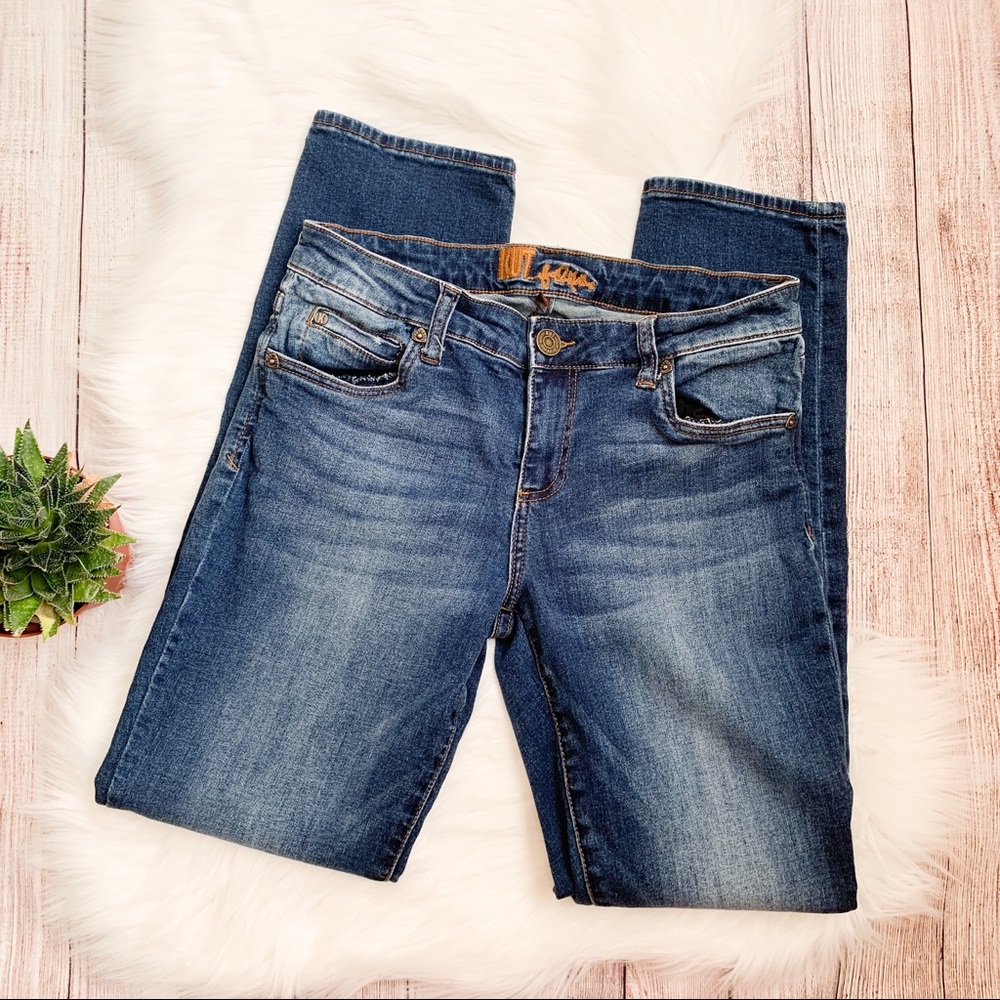 Kut from the Kloth Medium Wash Skinny Jeans